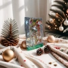 Christmas decorative items stickers, deer pulling cart stickers, multi-sized paper Santa Claus Christmas sticker gifts Application Scenario